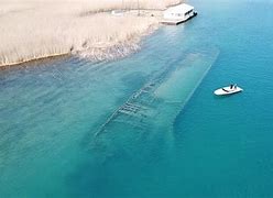 Image result for Picture of Sunken Ship From Aerial View
