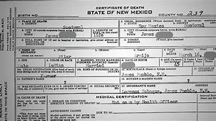 Image result for What Is an Informant On a Death Certificate