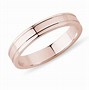 Image result for Rose Gold Men's Wedding Band