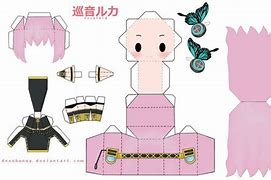 Image result for Hazelnut Chan Papercraft Templates