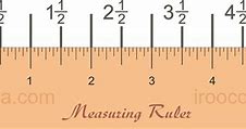 Image result for Quarter Inch On a Ruler