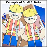 Image result for Construction Worker Craft Template