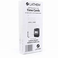 Image result for Lathem Time Clock 7000E