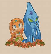 Image result for Sonic Tikal and Chaos Art
