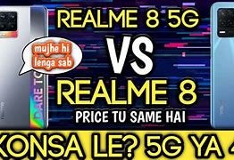 Image result for Real Me 8 4G vs Real Me 8 5G