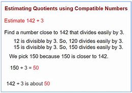 Image result for Estimate Quotients Examples