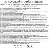 Image result for 30-Day Creative Writing Challenge