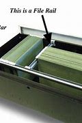 Image result for File Cabinet Bar Rails