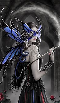 Image result for Gothic Dark Fairy Wallpaper