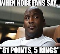 Image result for LeBron Kobe 81 Meme