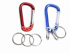 Image result for Aluminum Carabiner 2 in Spring Clip Hook