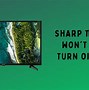 Image result for Turn On Sharp TV