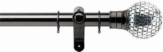 Image result for Black Nickel Curtain Poles