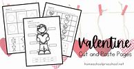 Image result for Preschool Valentine Cut and Paste