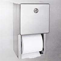 Image result for Commercial Double Roll Toilet Paper Holder