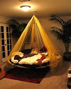 Image result for Hanging Bed in Bedroom