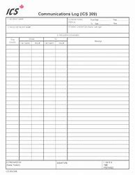 Image result for Fillable ICS 309 Form