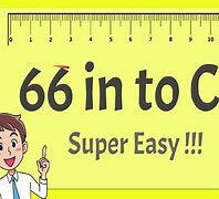 Image result for 66 in Cm
