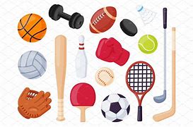 Image result for Pink Cartoon Sports Equipment