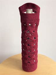 Image result for Crochet Wine Bottle Holder