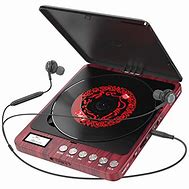 Image result for Portable CD MP3 Player with USB Port Aux for Car