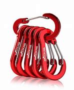 Image result for Double Carabiner Clips Silver with Slots