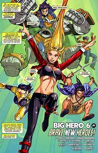 Image result for Big Hero 6 Comic Book