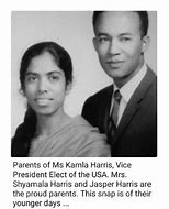 Image result for Kamala Harris Parents Images