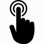 Image result for Touch Screen Hand Touch Icon