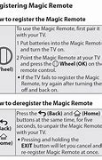 Image result for LG Magic Remote Compatibility Chart