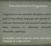 Image result for What Is Linguistics PPT