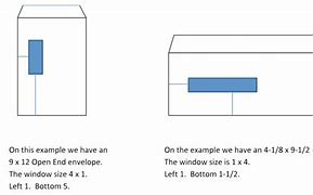 Image result for Window Envelopes Sizes