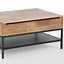 Image result for Black Wood Coffee Table