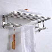 Image result for Silver Bathroom Wall Shelves