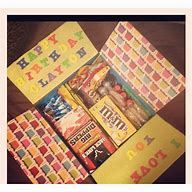 Image result for Modern Birthday For Her Personalized Care Package Candy Gift Box