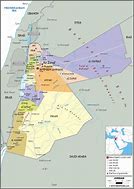 Image result for Jordan Political Map