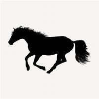 Image result for Cantering Horse Silhouette