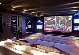 Image result for Custom Home Theatre Big Screen