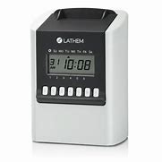 Image result for Lathem Time Clock 7000E