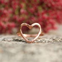 Image result for Rose Gold Heart Ring