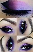 Image result for Goth Purple Eye Makeup