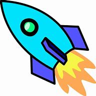 Image result for Free Clip Art Rocket Space