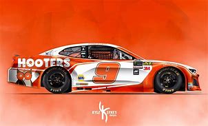 Image result for Balck and White NASCAR Stickers