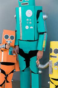 Image result for Homemade Robot Halloween Costume