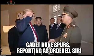 Image result for Captain Bone Spurs Memes