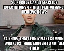 Image result for poor performance reviews memes