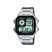 Image result for Casio Silver Watch