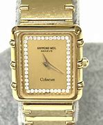 Image result for Raymond Weil Gold Watch Coliseum Women's