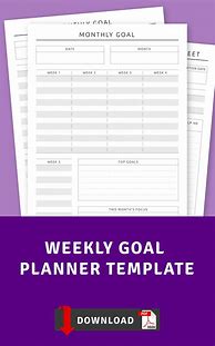 Image result for Goal Planner Printable