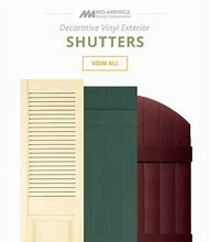 Image result for Vinyl Shutters That Look Like Wood